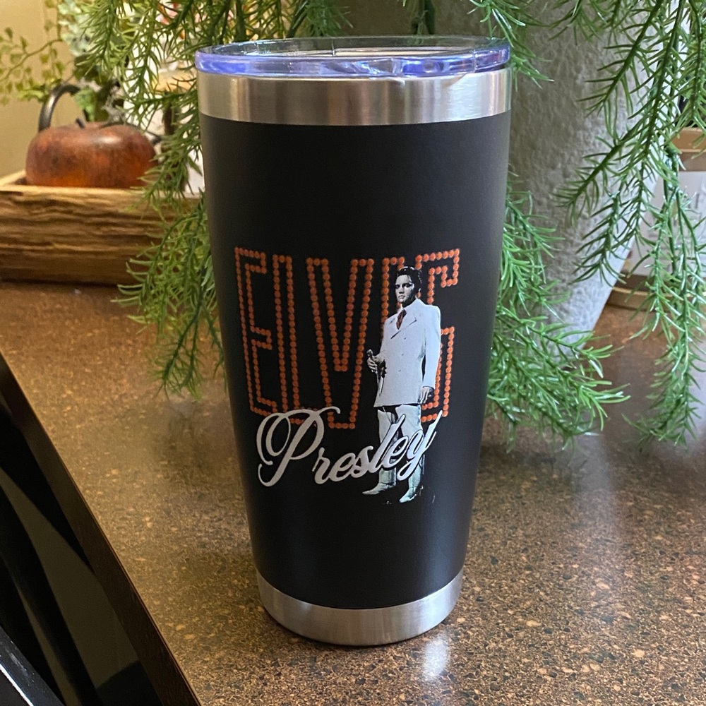 📀ELVIS Uncommon 20oz Stainless Steel Tumbler - Black